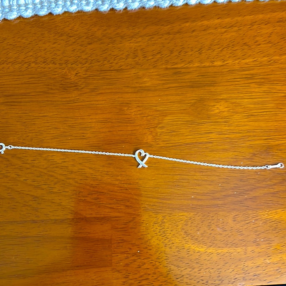Paloma Picasso Tiffany and co heart bracelet size medium!